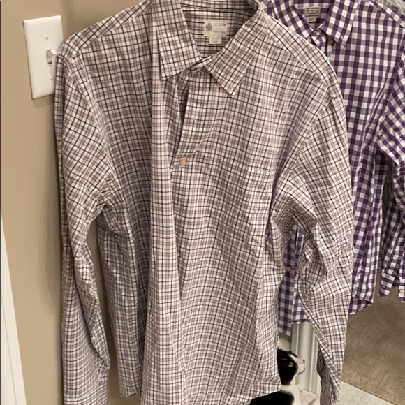 3 j.crew plaid and striped dress shirts - Picture 2 of 8